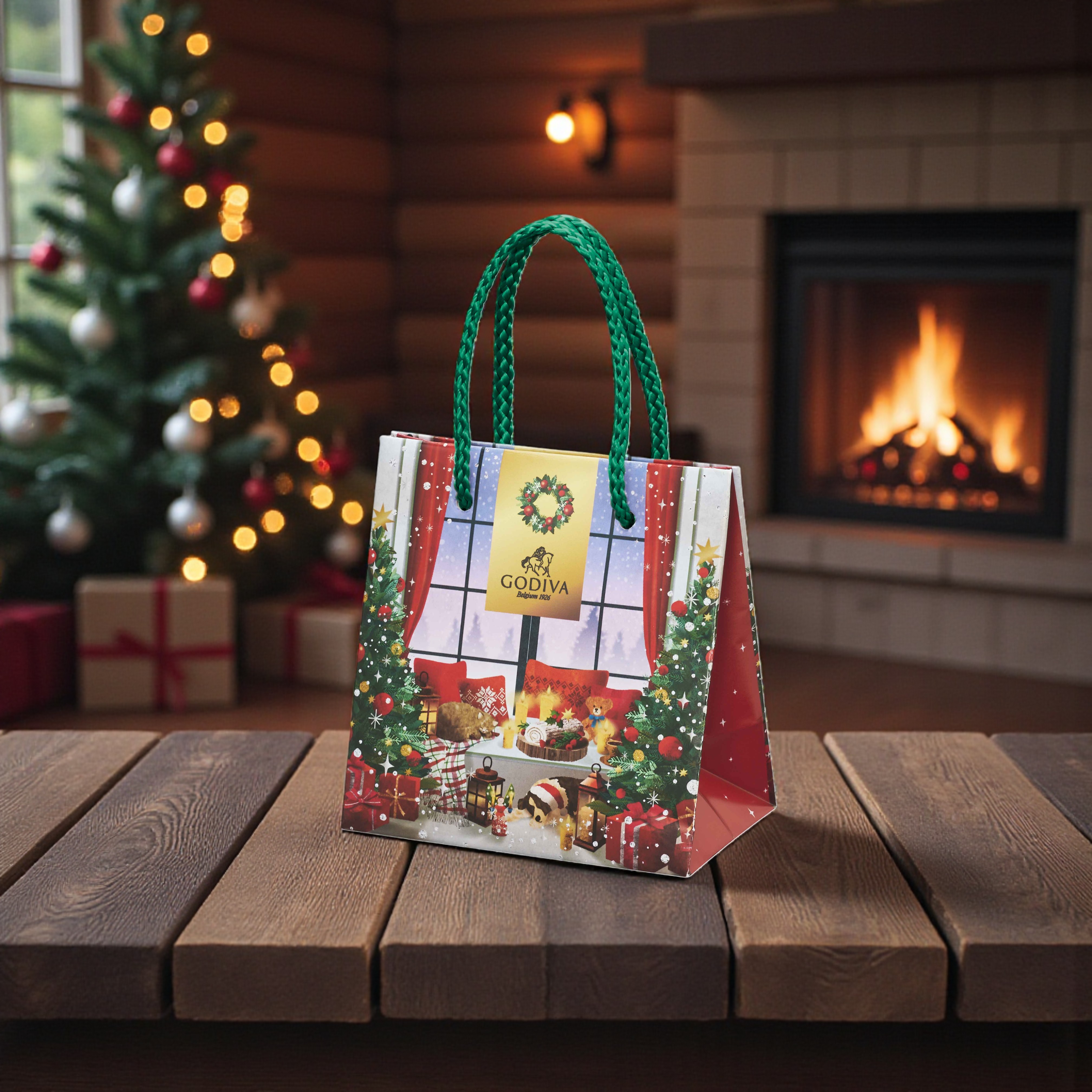 クリスマス限定ボックス付】手袋とクリスマスチョコのセット※メンズor